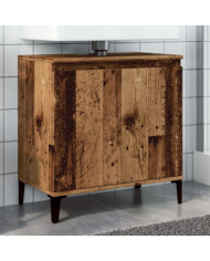 Armoire d'évier vieux bois 58x33x60 cm bois d'ingénierie | Mobilier & Déco