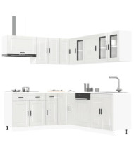 Ensemble d'armoires de cuisine 11 pcs Porto bois d'ingénierie | Mobilier & Déco