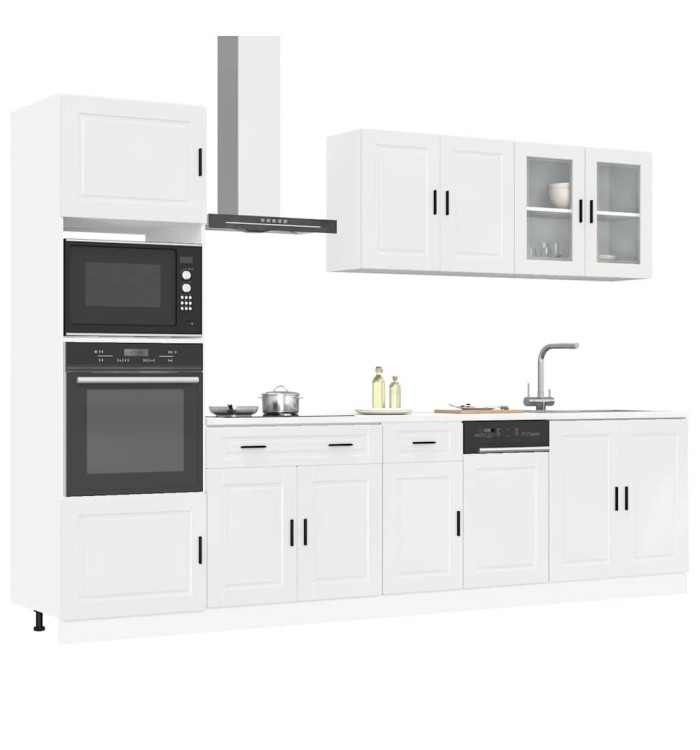 Ensemble d'armoires de cuisine 7 pcs Kalmar bois d'ingénierie | Mobilier & Déco