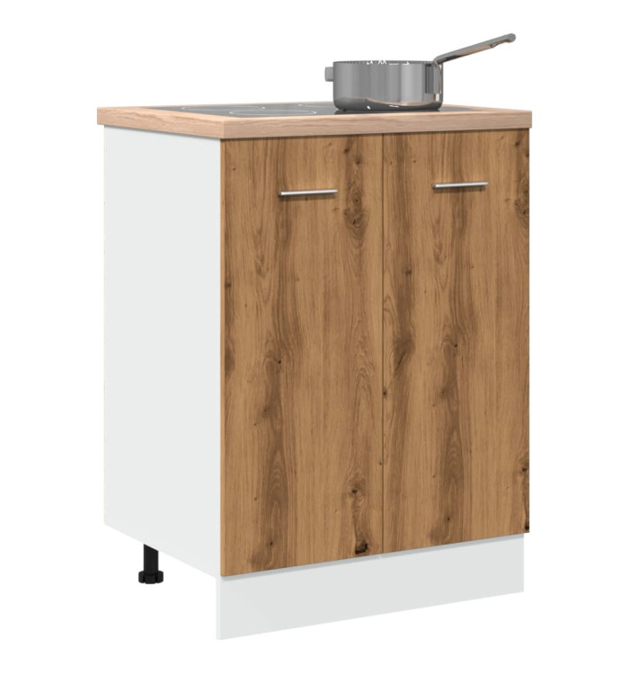 Armoire de plancher "Lyon" chêne artisanal 60x46x81,5 cm | Mobilier & Déco