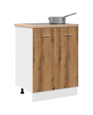 Armoire de plancher "Lyon" chêne artisanal 60x46x81,5 cm | Mobilier & Déco
