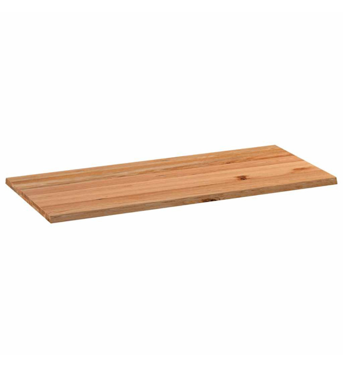Dessus de table marron clair bois chêne massif rectangulaire | Mobilier & Déco