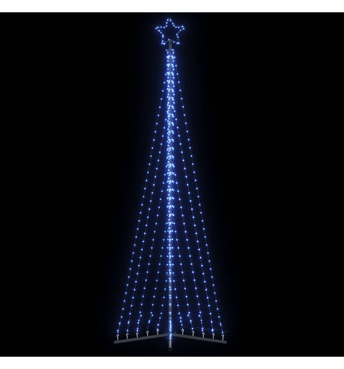 Sapin de Noël à LED 495 LED bleu 300,5 cm | Mobilier & Déco