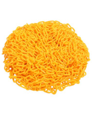 Chaîne d'avertissement Jaune 100 m Ø8 mm Plastique | Mobilier & Déco