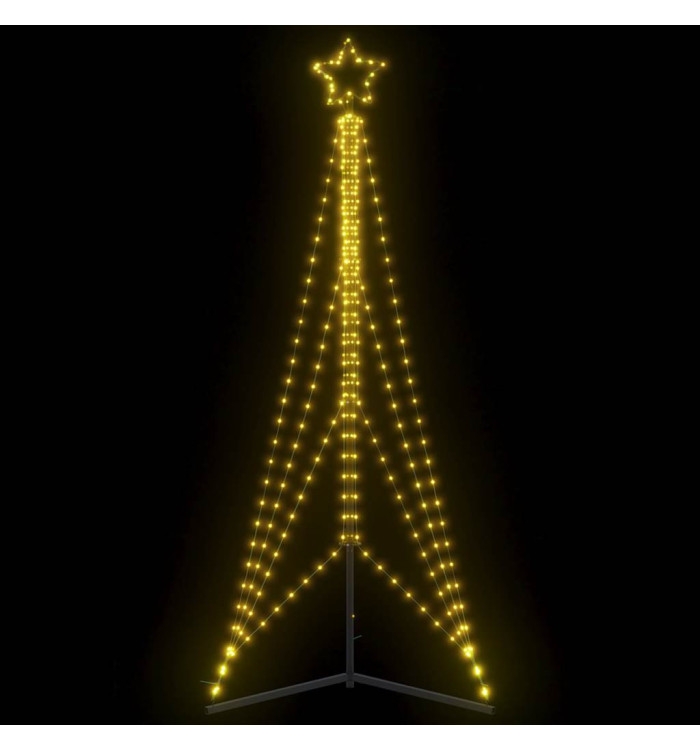 Sapin de Noël à LED 483 LED blanc chaud 240 cm | Mobilier & Déco