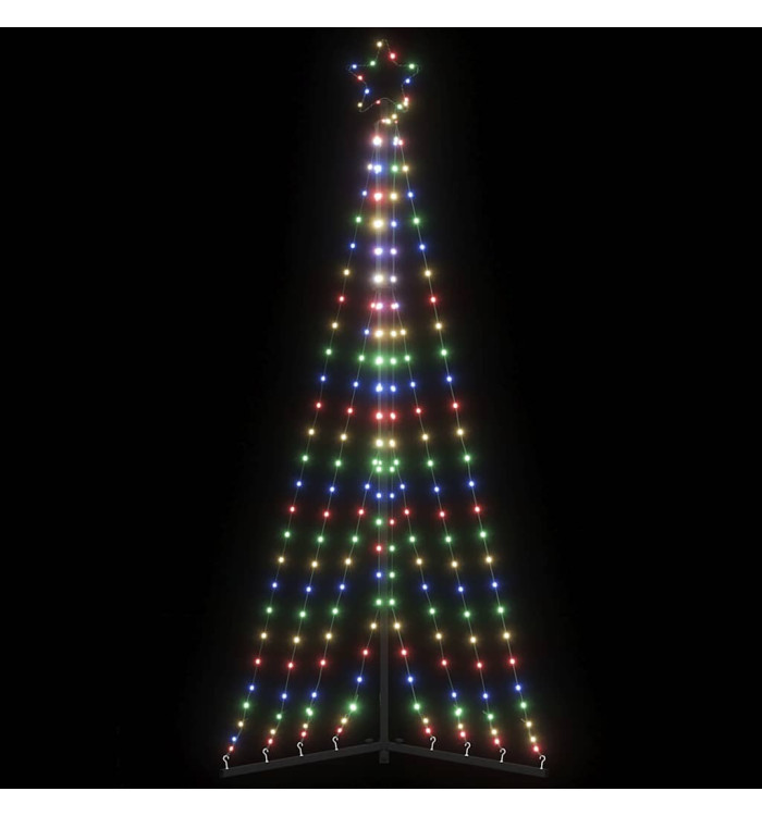 Sapin de Noël à LED 339 LED colorées 187 cm | Mobilier & Déco