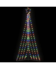 Sapin de Noël à LED 339 LED colorées 187 cm | Mobilier & Déco