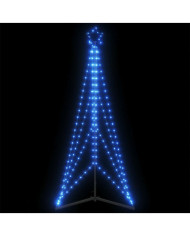 Sapin de Noël à LED 363 LED bleu 182 cm | Mobilier & Déco
