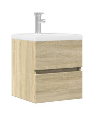 Armoire d'évier Chêne sonoma 41x38,5x45 cm Bois d’ingénierie | Mobilier & Déco