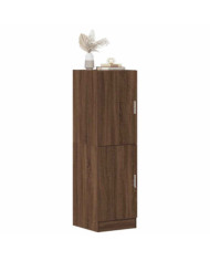 Armoire de cuisine chêne marron 38x41,5x131,5cm bois ingénierie | Mobilier & Déco