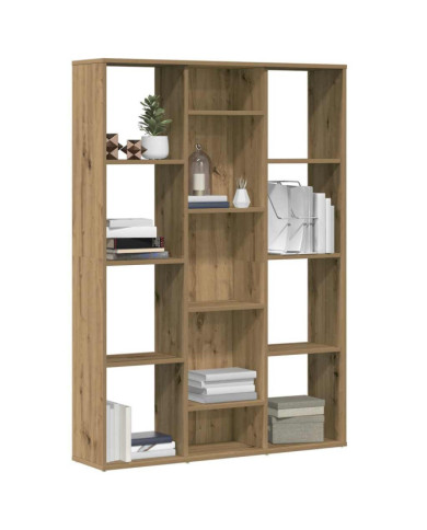 Séparateur de pièce/Bibliothèque chêne artisanal 100x24x140 cm | Mobilier & Déco
