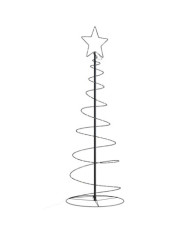 Sapin de Noël à LED 100 LED blanc chaud 150 cm | Mobilier & Déco