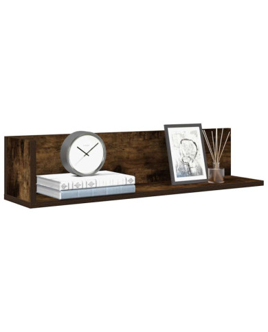 Étagères murales 2 pcs chêne fumé 75x16,5x16,5 cm | Mobilier & Déco