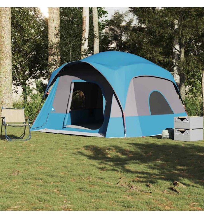 Tente de cabine familiale 6 personnes bleu imperméable | Mobilier & Déco