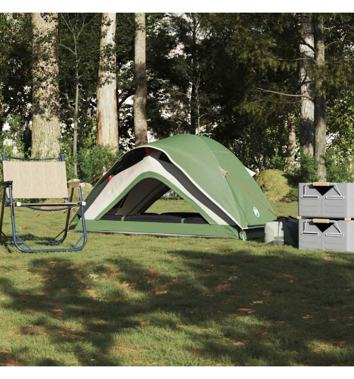 Tente de camping 1 personne vert imperméable | Mobilier & Déco