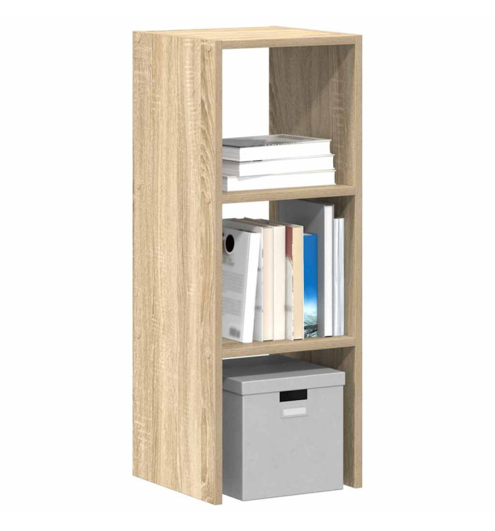 Bibliothèque empilable chêne sonoma 30x30x80 cm bois ingénierie | Mobilier & Déco