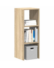 Bibliothèque empilable chêne sonoma 30x30x80 cm bois ingénierie | Mobilier & Déco