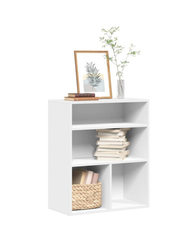 Bibliothèque blanc 60x30x71,5 cm bois d'ingénierie | Mobilier & Déco