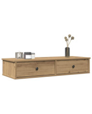 Étagère murale avec tiroirs chêne artisanal bois d'ingénierie | Mobilier & Déco