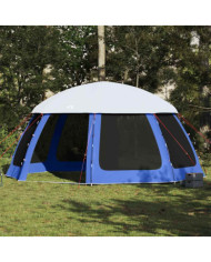 Tente de piscine moustiquaire amovible parois maille bleu azur | Mobilier & Déco