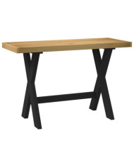 Bureau NOAIN pieds en forme de X 120x50x75 cm bois massif pin | Mobilier & Déco