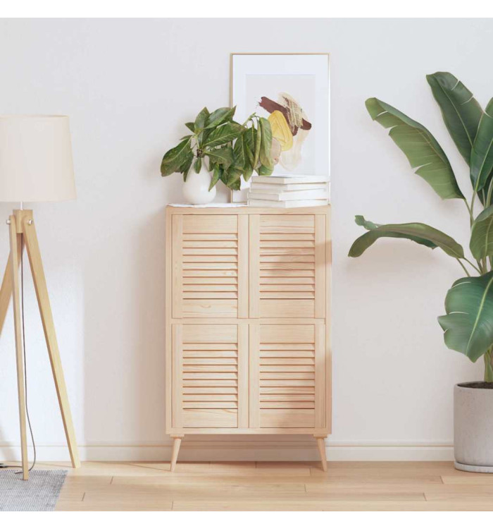 Portes d'armoire à persiennes 4 pcs 39,5x29,5 cm pin massif | Mobilier & Déco
