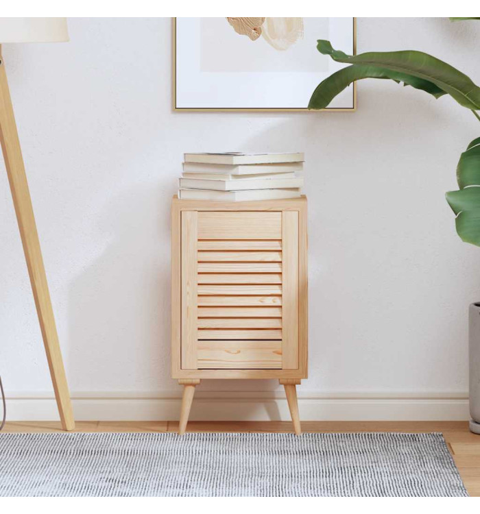 Porte d'armoire à persiennes 39,5x29,5 cm bois de pin massif | Mobilier & Déco