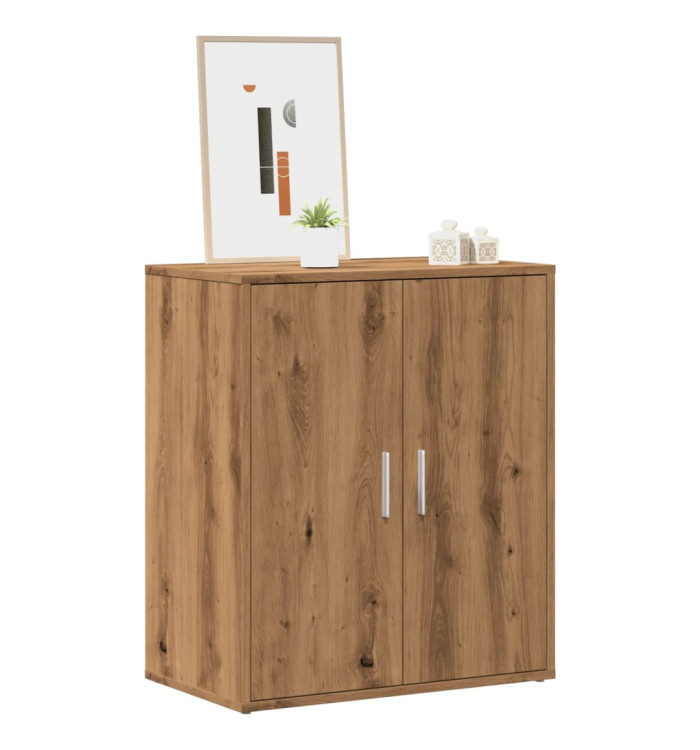 Armoire à chaussures chêne artisanal bois d'ingénierie | Mobilier & Déco