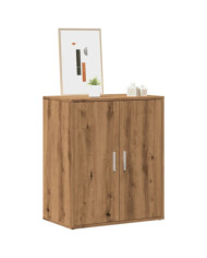 Armoire à chaussures chêne artisanal bois d'ingénierie | Mobilier & Déco