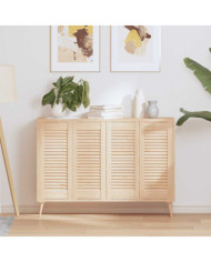Portes d'armoire à persiennes 4pcs 69x29,5cm bois de pin massif | Mobilier & Déco