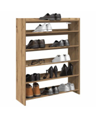 Étagère à chaussures chêne artisanal bois d'ingénierie | Mobilier & Déco