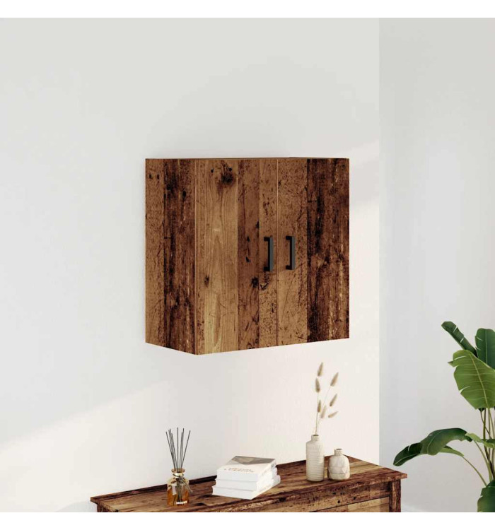Armoire murale vieux bois 60x31x60 cm bois d'ingénierie | Mobilier & Déco