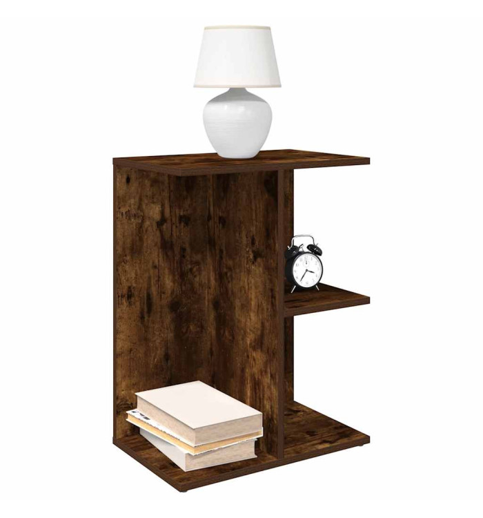 Tables de chevet 2pcs chêne fumé 46,5x29x61cm bois d’ingénierie | Mobilier & Déco