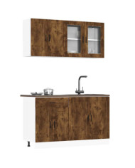 Ensemble d'armoires de cuisine 4 pcs Kalmar bois d'ingénierie | Mobilier & Déco
