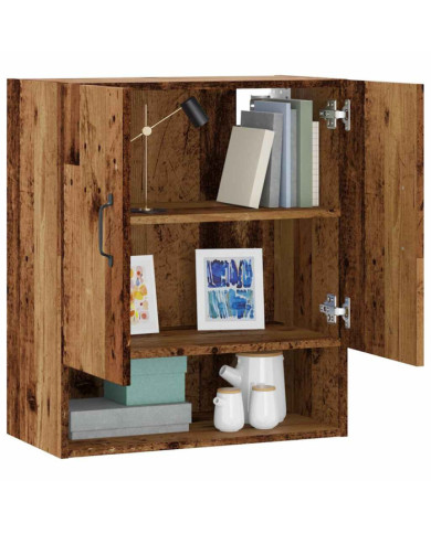 Armoire murale vieux bois 60x31x70 cm bois d'ingénierie | Mobilier & Déco
