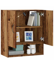 Armoire murale vieux bois 60x31x70 cm bois d'ingénierie | Mobilier & Déco