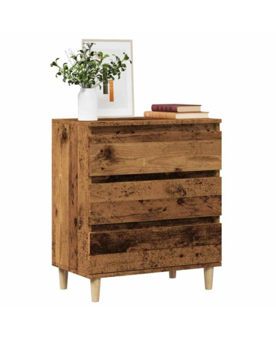 Buffet vieux bois 60x35x70 cm bois d'ingénierie | Mobilier & Déco