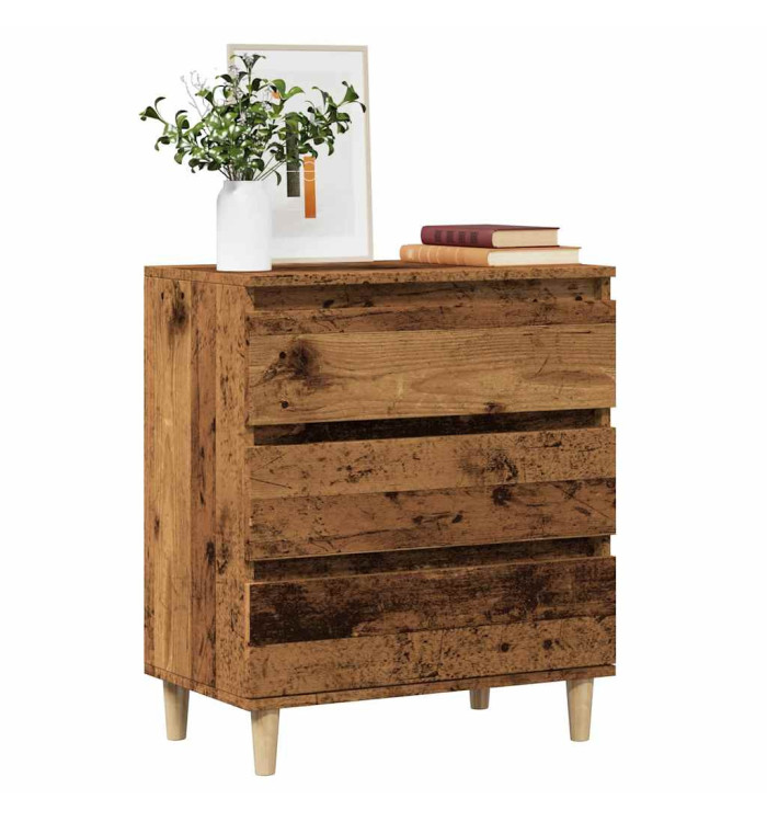 Buffet vieux bois 60x35x70 cm bois d'ingénierie | Mobilier & Déco
