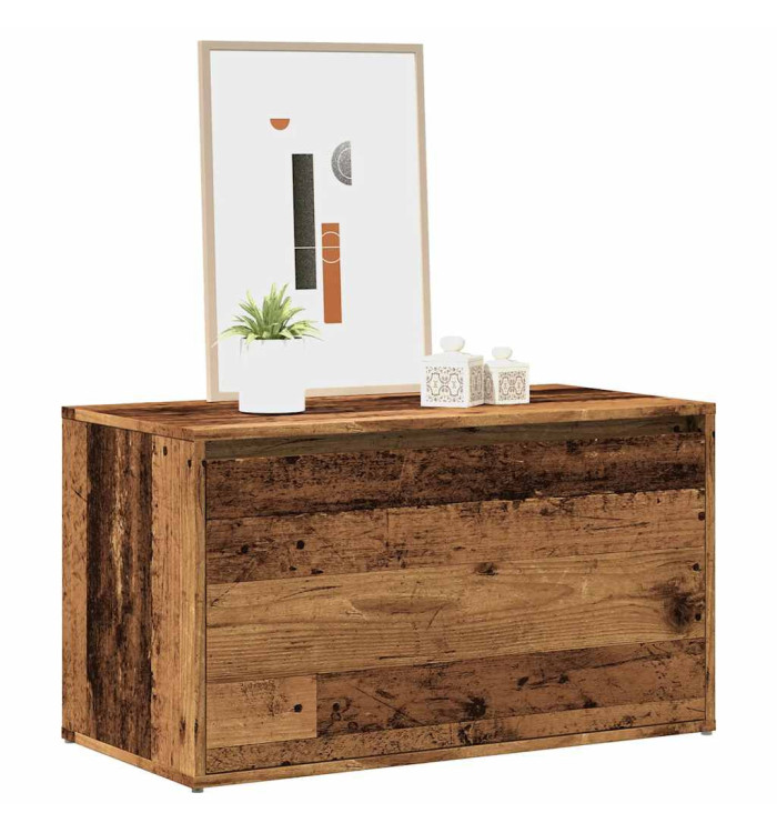 Banc d'entrée 80x40x45 cm vieux bois bois d'ingénierie | Mobilier & Déco