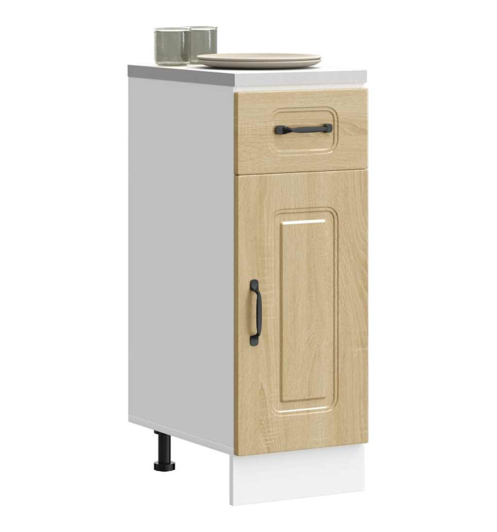 Armoire de cuisine Kalmar chêne sonoma bois d'ingénierie | Mobilier & Déco
