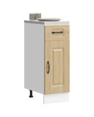 Armoire de cuisine Kalmar chêne sonoma bois d'ingénierie | Mobilier & Déco