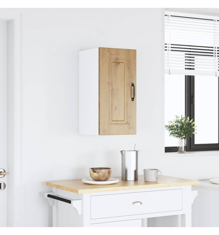 Armoire murale cuisine Kalmar chêne artisanal bois d'ingénierie | Mobilier & Déco