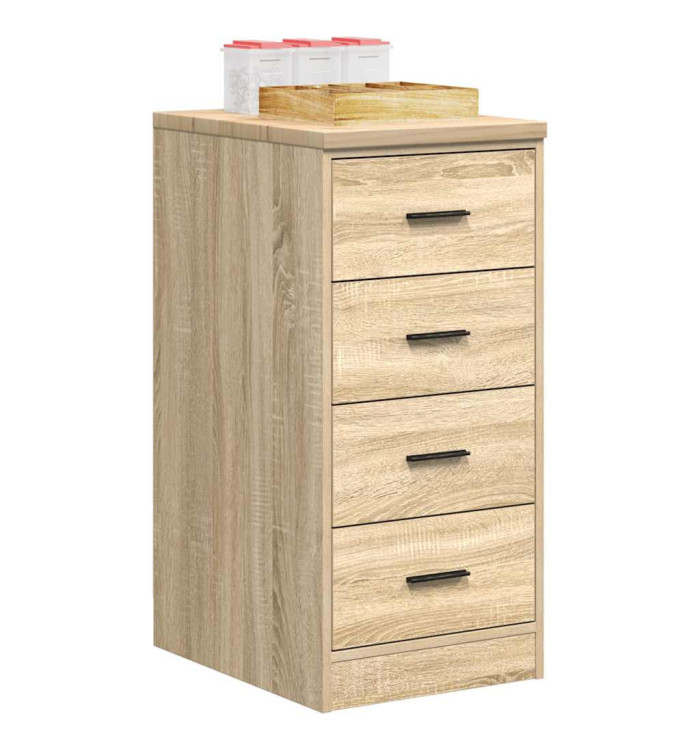 Armoire de rangement de garage chêne sonoma 40x51x85cm bois pin | Mobilier & Déco