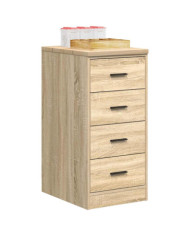 Armoire de rangement de garage chêne sonoma 40x51x85cm bois pin | Mobilier & Déco