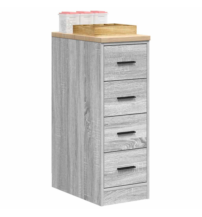 Armoire de rangement de garage sonoma gris 30x51x85 cm bois pin | Mobilier & Déco