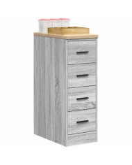 Armoire de rangement de garage sonoma gris 30x51x85 cm bois pin | Mobilier & Déco