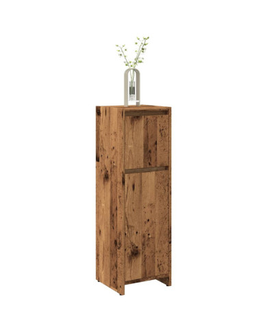 Armoire de salle de bain vieux bois 30x30x95 cm bois ingénierie | Mobilier & Déco