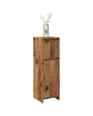 Armoire de salle de bain vieux bois 30x30x95 cm bois ingénierie | Mobilier & Déco
