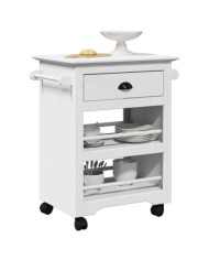 Chariot de cuisine BODO blanc 67,5x45x80 cm | Mobilier & Déco