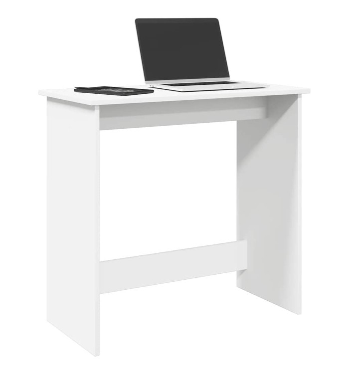 Bureau Blanc 80x40x75 cm Bois d'ingénierie | Mobilier & Déco